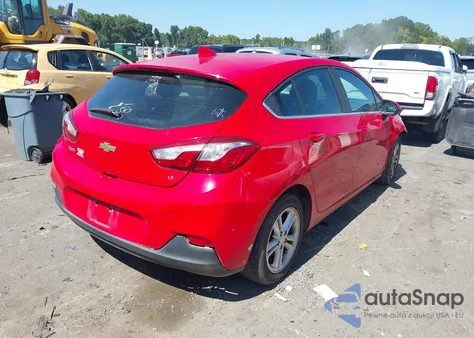 2017 Chevrolet Cruze Lt Auto z USA, uszkodzony, nr VIN 3G1BE6SM4HS593629